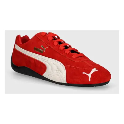 Semišové sneakers boty Puma Speedcat OG červená barva, 398846