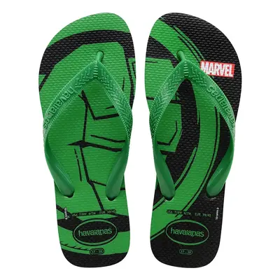 Žabky Havaianas TOP MARVEL pánské, zelená barva, 4146953-5579