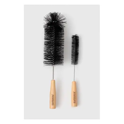 Kartáč na čištění lahví Kambukka Brushing Bros 2-pack černá barva, 11-07002