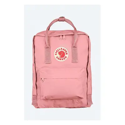 Batoh Fjallraven Kanken růžová barva, velký, s aplikací, F23510.312-312