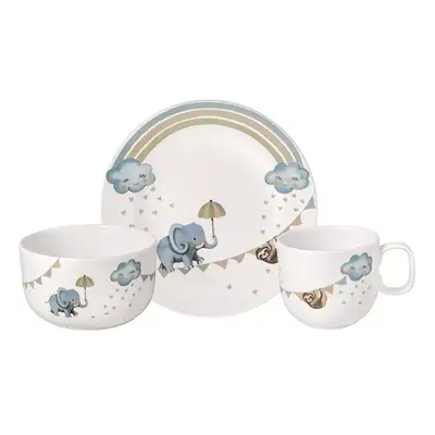 Dětský snídaňový set Villeroy & Boch Walk like an Elephant 3-pack více barev