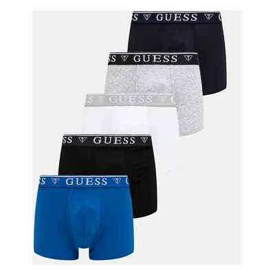 Boxerky Guess 5-pack pánské, šedá barva, U4YG16 K6YW1