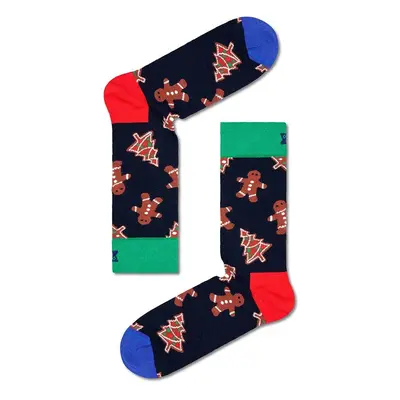 Ponožky Happy Socks Christmas tmavomodrá barva