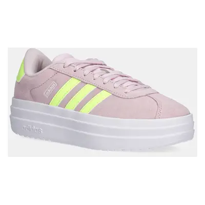 Dětské sneakers boty adidas VL COURT BOLD růžová barva, JI1017