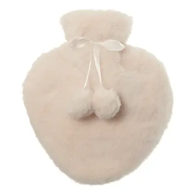 Termofor Aroma Home Cream Faux Fur Heart 1 L více barev