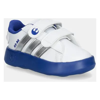 Dětské sneakers boty adidas DROIDS Grand Court modrá barva, IH1139