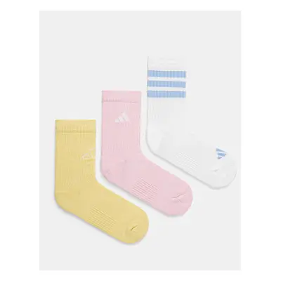 Ponožky adidas 3-pack bílá barva, JN6532