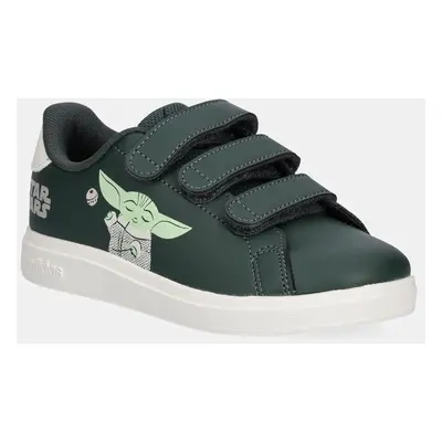 Dětské sneakers boty adidas ADVANTAGE MANDALORIAN zelená barva, IH6253