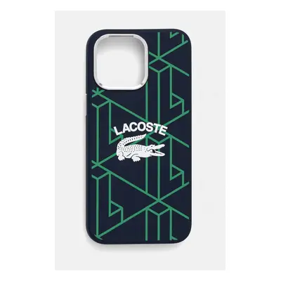 Obal na telefon Lacoste iPhone 15 Pro Max 6.7 tmavomodrá barva, LCHMP15XSBIV