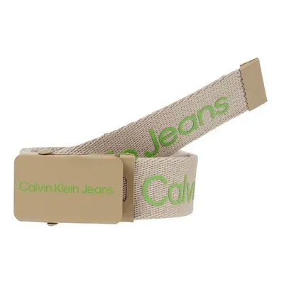 Dětský pásek Calvin Klein Jeans béžová barva