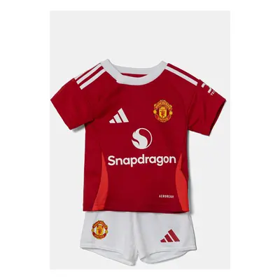 Kojenecká sada adidas Performance MUFC červená barva, IT1979