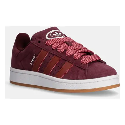 Dětské sneakers boty adidas Originals CAMPUS 00s vínová barva, JP7622