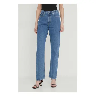 Džíny Calvin Klein Jeans dámské, high waist, J20J222777