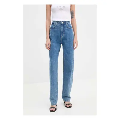 Džíny Moschino Jeans dámské, high waist, 0303.8221