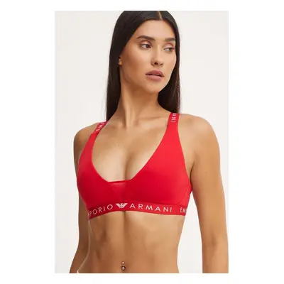 Podprsenka Emporio Armani Underwear červená barva, 164866 4F227