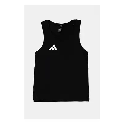 Dětský top adidas černá barva, s potiskem, IT5061