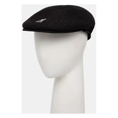 Baret z vlněné směsi Kangol Y2K WOOL 504 černá barva, K3718.BK001