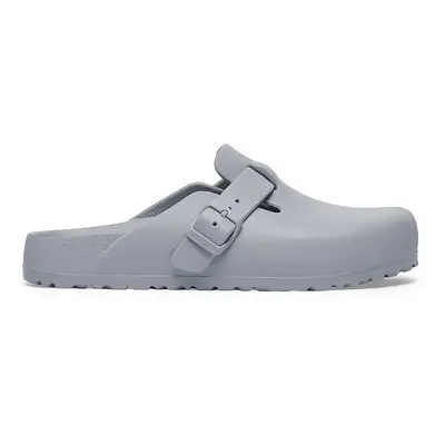 Pantofle Birkenstock Boston EVA dámské, stříbrná barva, 1027630