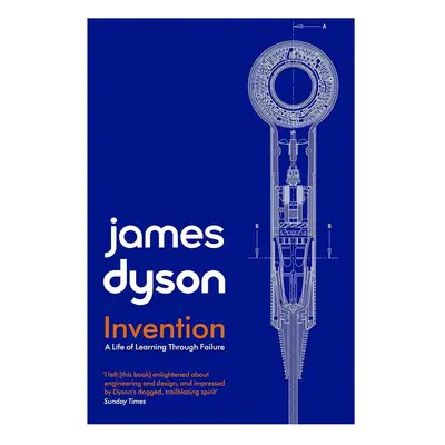 Knížka home & lifestyle Invention by James Dyson, English tmavomodrá barva