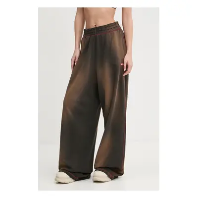 Bavlněné tepláky Diesel P-ZENIA TROUSERS hnědá barva, A16174.0IKAM