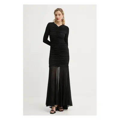 Šaty A.L.C. Fawn černá barva, maxi, 6DRES02467