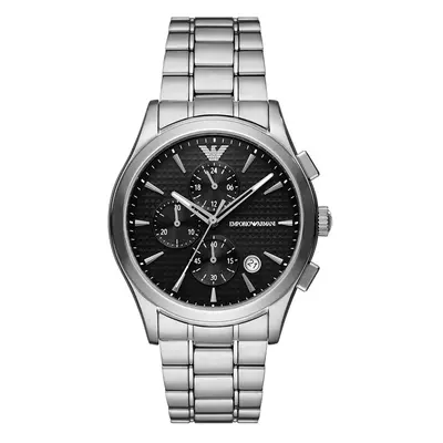 Hodinky Emporio Armani Paolo Chronograph stříbrná barva, AR11602