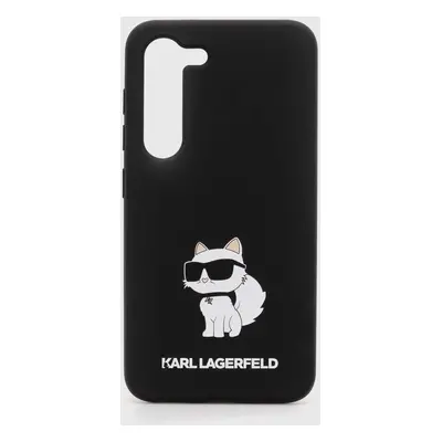 Obal na telefon Karl Lagerfeld S23 S911 černá barva