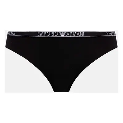 Kalhotky brazilky Emporio Armani Underwear černá barva, 164752 4F223