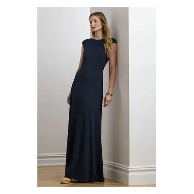 Šaty Lauren Ralph Lauren tmavomodrá barva, maxi, 253957568