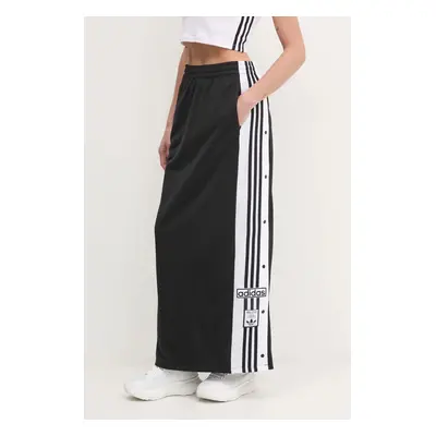 Sukně adidas Originals Adibreak Adicolor Maxi Skirt černá barva, maxi, JD0923