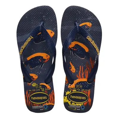 Žabky Havaianas CONSERVATION INTERNATIONAL POP tmavomodrá barva, 4119507-1740