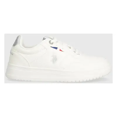 Sneakers boty U.S. Polo Assn. KOSMO bílá barva, KOSMO002W 4Y2