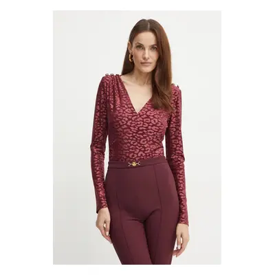 Body Guess ELIZABETH dámské, vínová barva, W4BP52 KCGJ2