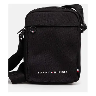 Ledvinka Tommy Hilfiger černá barva, AM0AM12594