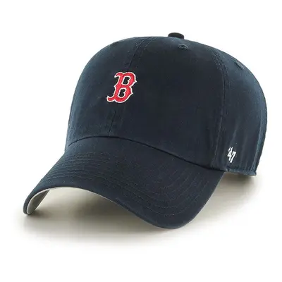 Čepice 47brand MLB Boston Red Sox tmavomodrá barva, s aplikací, B-BSRNR02GWS-NY