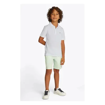 Dětské polo tričko Tommy Hilfiger bílá barva, KB0KB09103