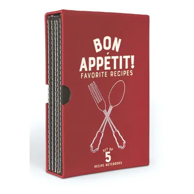 Designworks Ink sada poznámkových bloků na recepty Bon Appetit (5-pack)