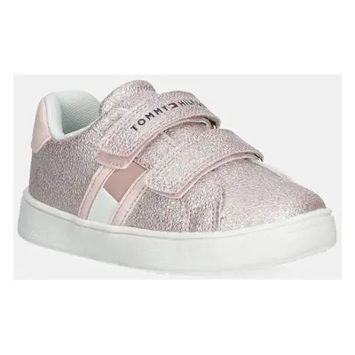 Dětské sneakers boty Tommy Hilfiger růžová barva, T1A9-33725