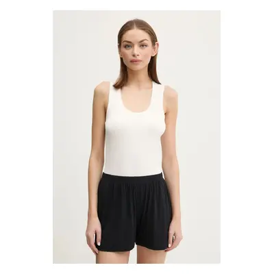 Top Emporio Armani Underwear dámský, béžová barva, EW000407 AF10889