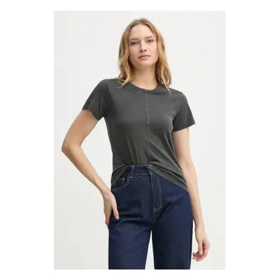 Bavlněné tričko G-Star Raw šedá barva, D24499-B059