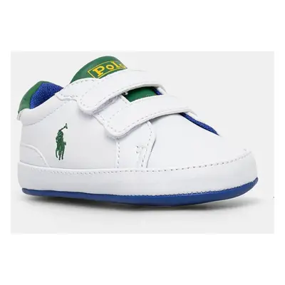 Dětské sneakers boty Polo Ralph Lauren HERITAGE COURT II EZ LAYETTE bílá barva, RL00989100