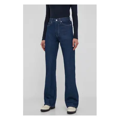 Džíny Calvin Klein Jeans AUTHENTIC BOOTCUT dámské, high waist