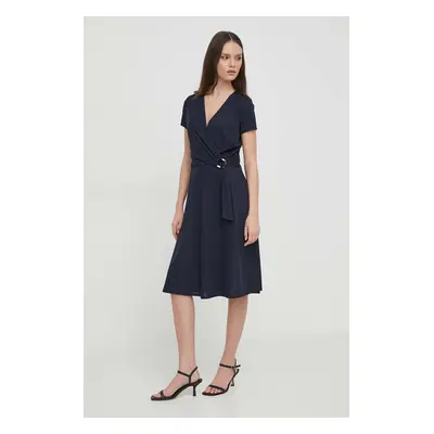 Šaty Lauren Ralph Lauren tmavomodrá barva, mini, 250868161