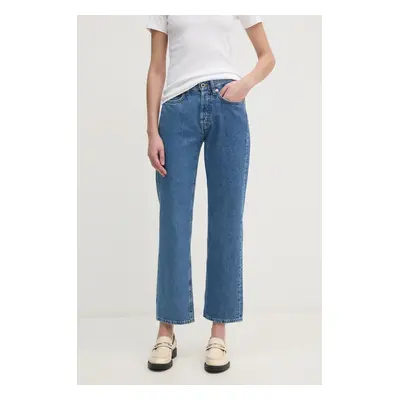 Džíny Pepe Jeans STRAIGHT JEANS HW ROBYN dámské, high waist, PL204901IB7