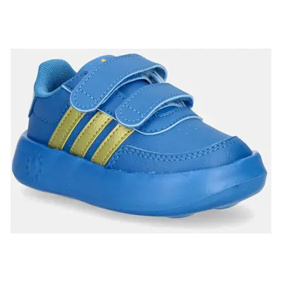 Dětské sneakers boty adidas BREAKNET ALADIN modrá barva, JH9236