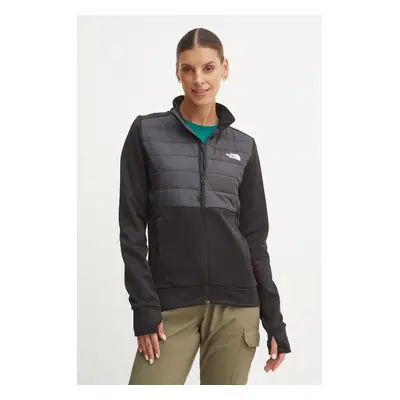 Sportovní mikina The North Face Reaxion Hybrid černá barva, NF0A8945KT01