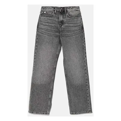 Dětské rifle Calvin Klein Jeans HR WIDE LEG WSH IG0IG02600