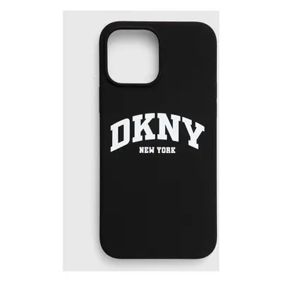 Obal na telefon Dkny iPhone 13 Pro Max 6.7" černá barva, DKHMP13XSNYACH