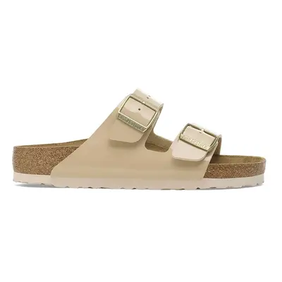 Pantofle Birkenstock Arizona Patent dámské, béžová barva, 1013069