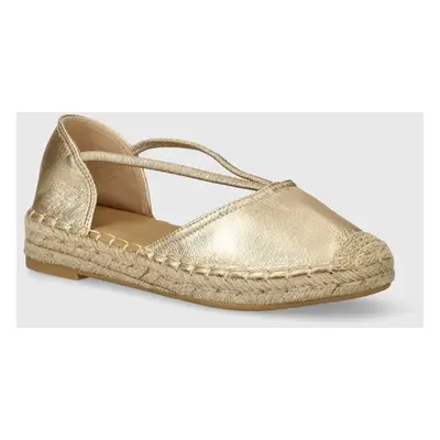 Espadrilky Answear Lab zlatá barva